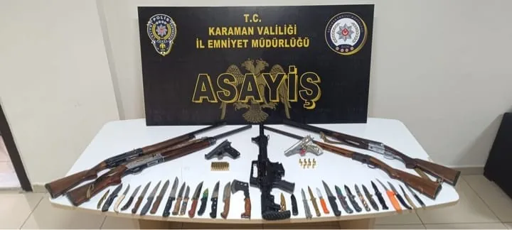Karaman’da Asayiş Uygulamalarında 11 Kişi Tutuklandı