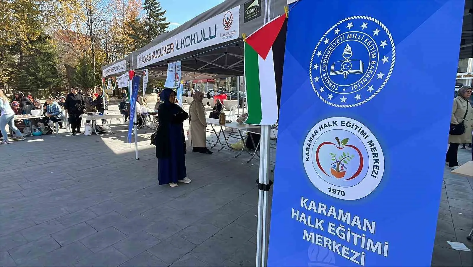 Karaman’da Gazze Yararına Düzenlenen Hayır Panayırına Yoğun İlgi
