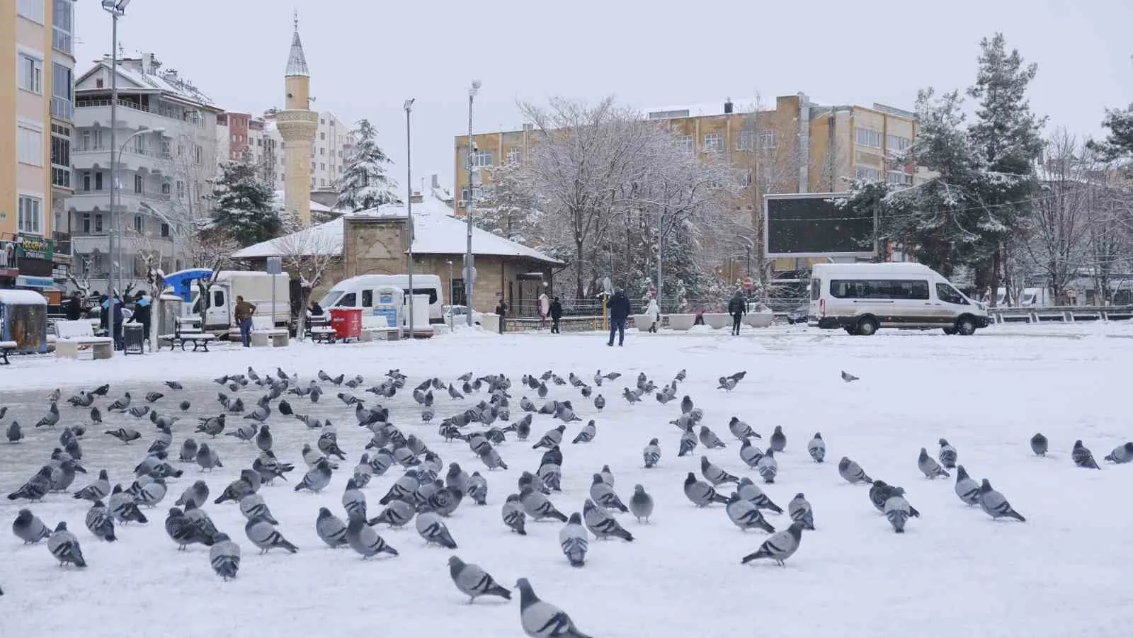 Karaman Beyaza Büründü, Kartpostallık Manzaralar Oluştu