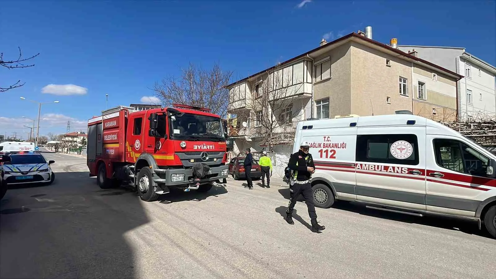 Karaman’da Kavşakta İki Otomobil Çarpıştı: 3 Yaralı