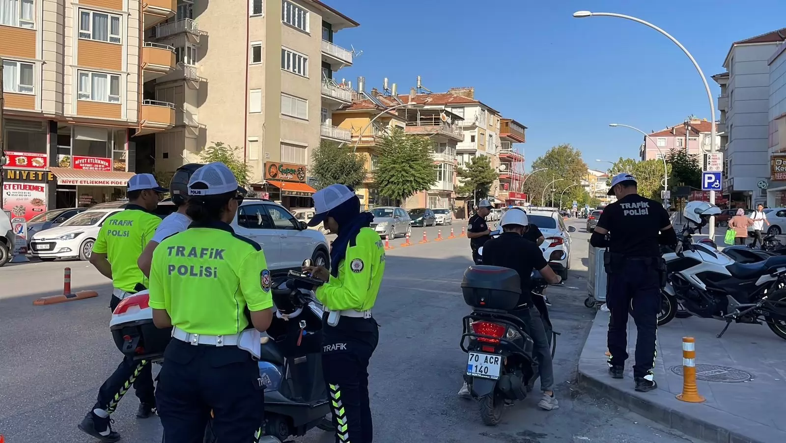 Karaman’da Yaya Geçidine Uymayan Sürücülere Ceza Yağdı