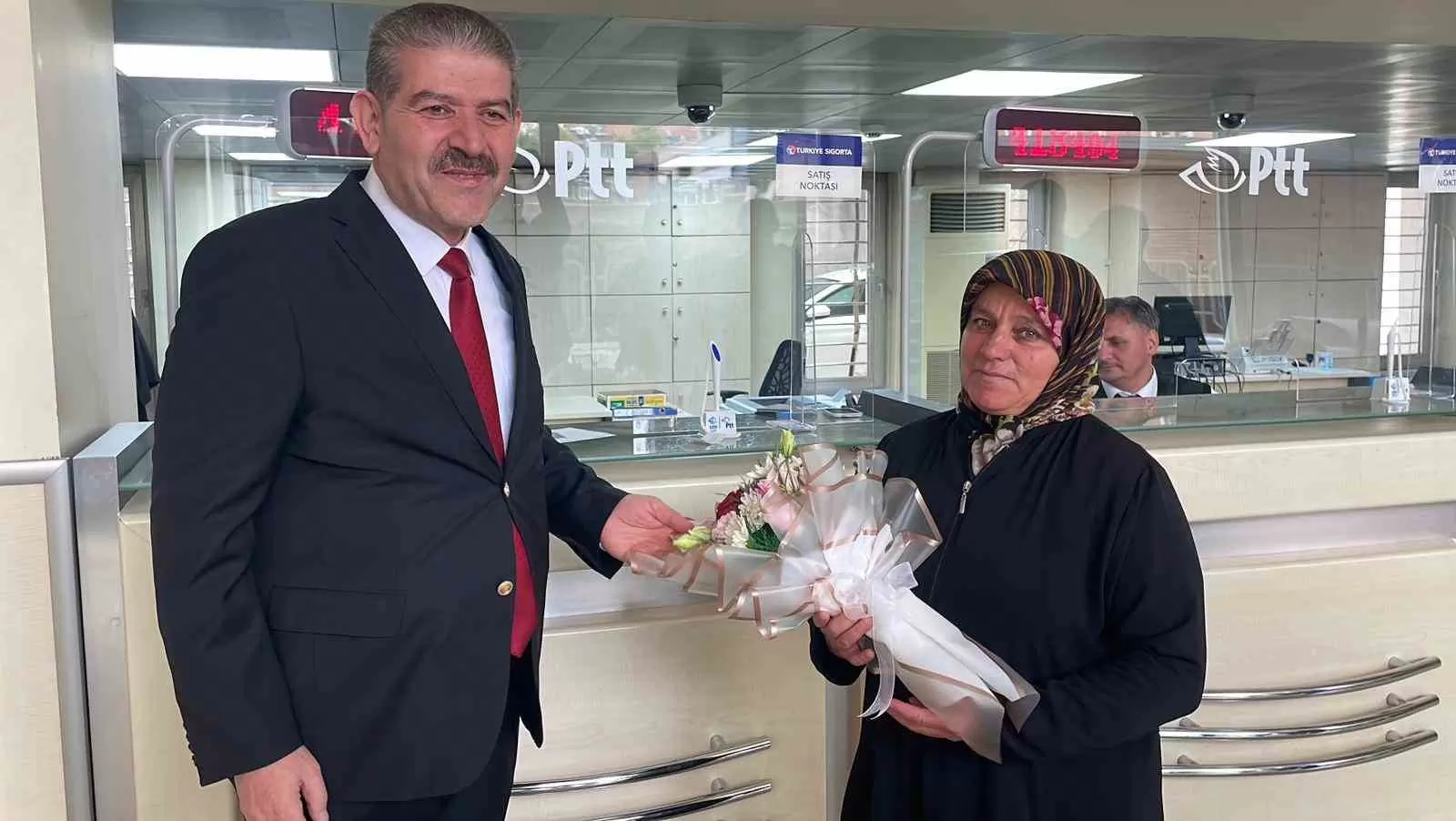 PTT’nin 185’inci yılında Karaman’da 185’inci müşteri ödüllendirildi