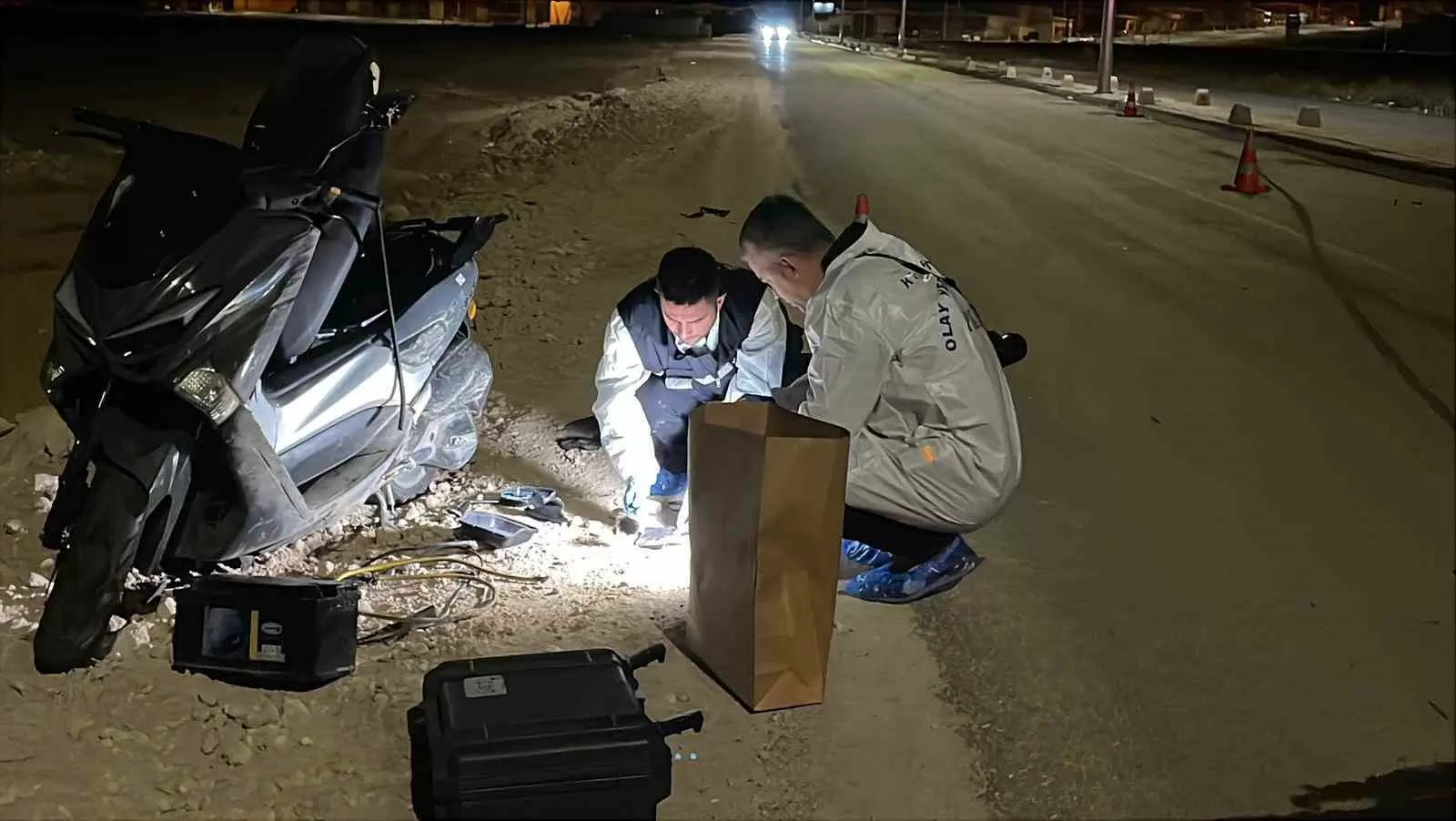 Motosiklet kontrolden çıktı: 1 ağır yaralı